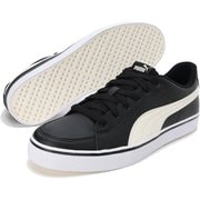 プーマ V コート バルク 389907 02 Puma Black-Whisper White 25.5cm [スニーカー ユニセックス]