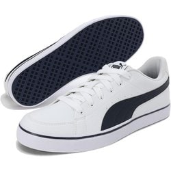プーマ V コート バルク 389907 05 Puma White-Parisian Night 25.5cm [スニーカー ユニセックス]