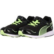 プーマ スピードモンスター V4 378908 01 PUMA Black-Fast Yellow 19cm [ランニングシューズ キッズ]