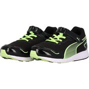 プーマ スピードモンスター V4 378908 01 PUMA Black-Fast Yellow 20cm [ランニングシューズ キッズ]