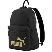 プーマ フェイズ バックパック 075487 49 Puma Black-Golden logo [アウトドア デイパック 22L]