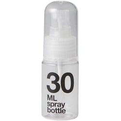 スプレーボトル 30ml ナンバー クリア