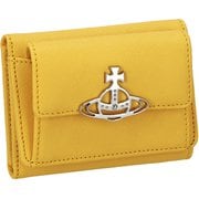 52010013/SAFFIANO/YEL [三つ折り財布]