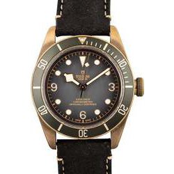 BLACK BAY BRONZE レザー 並行輸入品 1年保証 79250BA-0001