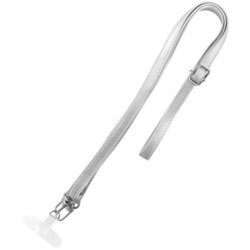 LN-SS09PSV [スマートフォン（汎用） ショルダーストラップ 「SHOULTY MULTI STRAP」パールレザータイプ パールシルバー]