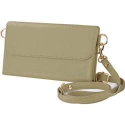 LN-SSP02GR [スマートフォン（汎用） ポーチ 「SHOULTY MULTI POUCH」 マルチタイプ ピスタチオ]