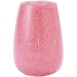 花瓶 DGティアドロップベース ガラス 直径11x高さ18cm ピンク 2C00027PK