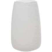 花瓶 DGティアドロップベース ガラス 直径11x高さ18cm ホワイト 2c00027WH