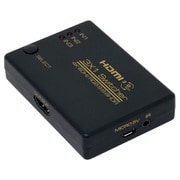 HDMI切替器 3入力/1出力 HDMIケーブル×1付属 ブラック MSW-03A