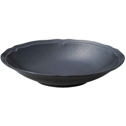 プレート 27cm 梨花 磁器 ブラック RN2702BK