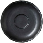 ソーサー 16cm 梨花 磁器 ブラック RN0105BK