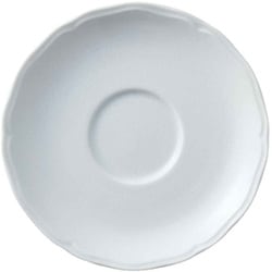 ソーサー 16cm 梨花 磁器 ホワイト RN0105WH