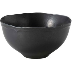ボウル 13cm 梨花 磁器 ブラック RN1313BK