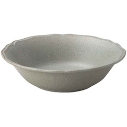 ボウル 17cm 梨花 磁器 グレー RN1603GY