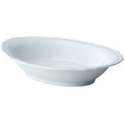 オーバルプレート 24cm 梨花 磁器 ホワイト RN2423WH