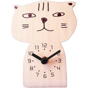 置き時計 chara CATS ヤマト工芸 ナチュラル YK20-103