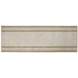 キッチンマット アップサイクル インテリアマット 60×180cm ベージュ