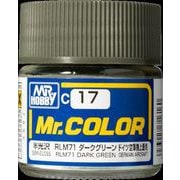 C-17 Mr.カラー RLM71 ダークグリーン [模型用塗料]