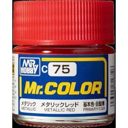 C-75 Mr.カラー メタリックレッド [模型用塗料]