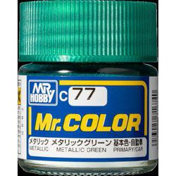 C-77 Mr.カラー メタリックグリーン [模型用塗料]