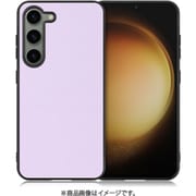 Galaxy S23用 本革スマホケース ストラップホール付き ラベンダー WORK25GX-PL-GS23