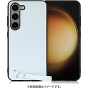 Galaxy S23用 本革スマホケース ストラップ&ストラップホール付き シャーベットブルー WORK33GX-BU-GS23