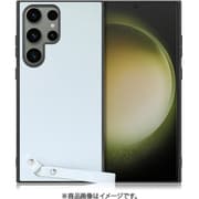 Galaxy S23 Ultra用 本革スマホケース ストラップ&ストラップホール付き シャーベットブルー WORK33GX-BU-GS23U