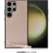 Galaxy S23 Ultra用 本革スマホケース ストラップ&ストラップホール付き モンブランキャメル WORK33GX-CM-GS23U