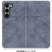 Galaxy S23用 PUレザースマホケース スタンド機能&カードポケット付き ウィンターブルー WORK34GX-BU-GS23