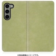 Galaxy S23用 PUレザースマホケース スタンド機能&カードポケット付き サマーグリーン WORK34GX-GN-GS23