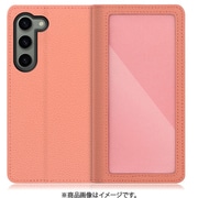 Galaxy S23用 本革スマホケース カスタマイズ機能&スタンド機能&カードポケット付き フラミンゴ WORK35GX-FM-GS23