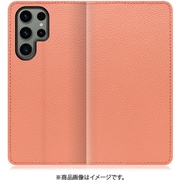 Galaxy S23 Ultra用 本革スマホケース スタンド機能&カードポケット付き フラミンゴ WORK47GX-FM-GS23U