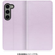 Galaxy S23用 本革スマホケース スタンド機能&カードポケット付き ラベンダー WORK47GX-PL-GS23