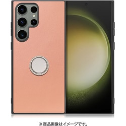 Galaxy S23 Ultra用 本革スマホケース スタンド機能＆ストラップホール付き ダスティローズ WORK48GX-RS-GS23U