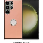 Galaxy S23 Ultra用 本革スマホケース スタンド機能&ストラップホール付き ダスティローズ WORK48GX-RS-GS23U