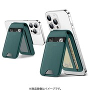 ESR HaloLock Vegan Leather Wallet Stand - Green Suede [MagSafe対応 調節可能ヴィーガンレザーウォレット]