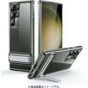 Galaxy S23 Ultra対応 キックスタンド付き ミリタリーグレードケース ESR Metal Kickstand Case for Samsung S23 Ultra - Clear