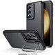 ESR Classic Kickstand Case for Samsung S23 - Frosted Black [Galaxy S23対応 カメラリングスタンド付き ミリタリーグレードケース]