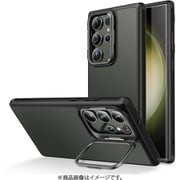 Galaxy S23Ultra対応 カメラリングスタンド付き ミリタリーグレードケース ESR Classic Kickstand Case for Samsung S23 Ultra - Frosted Black