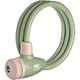 シリンダーワイヤーロック GOOD LOCK！（グッドロック） 900mm シリンダーキー2本付 回転式シャッター装備 ヨモギグリーン