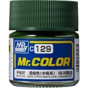 C-129 Mr.カラー 濃緑色 （中島系） [模型用塗料]