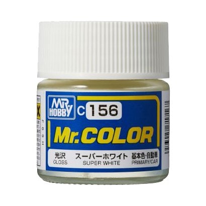 C-156 Mr.カラー スーパーホワイト [模型用塗料]