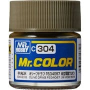 C-304 Mr.カラー FS34087 オリーブドラブ [模型用塗料]