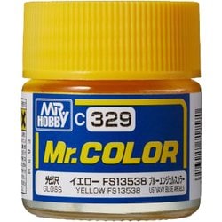 C-329 Mr.カラー FS13538 イエロー [模型用塗料]