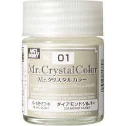 XC-01 Mr.クリスタルカラー ダイヤモンドシルバー [模型用塗料]