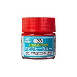 H-23 水性ホビーカラー シャインレッド [模型用塗料]