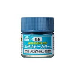 H-56 水性ホビーカラー ミディアムブルー [模型用塗料]