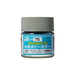 H-75 水性ホビーカラー ダークシーグレー [模型用塗料]