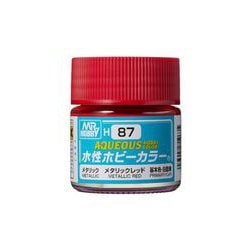 H-87 水性ホビーカラー メタリックレッド [模型用塗料]