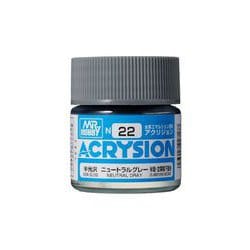 N22 水性カラー アクリジョン ニュートラルグレイ [模型用塗料]